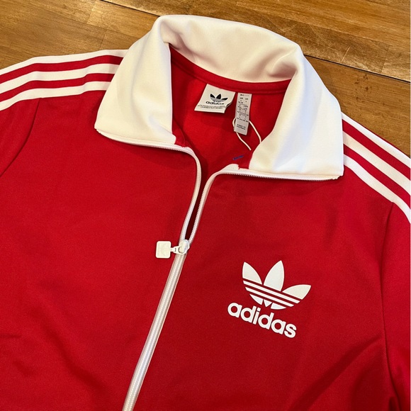 adidas Red Track Pants & Jacket Set - Picture 3 of 13